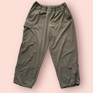 Athleta Khaki Textured‎ Pants
